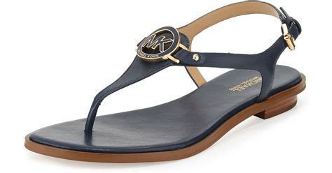 michael kors designer blue sandals